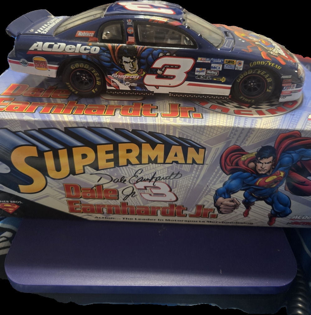Dale Earnhardt Jr 3 ACDelco Superman 1999 Monte Carlo 1:24 Action Diecast Car